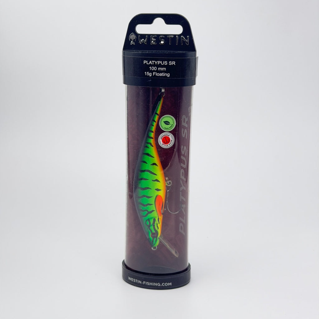 Westin Platypus SR Crazy Firetiger 10cm 15g floating Wobbler