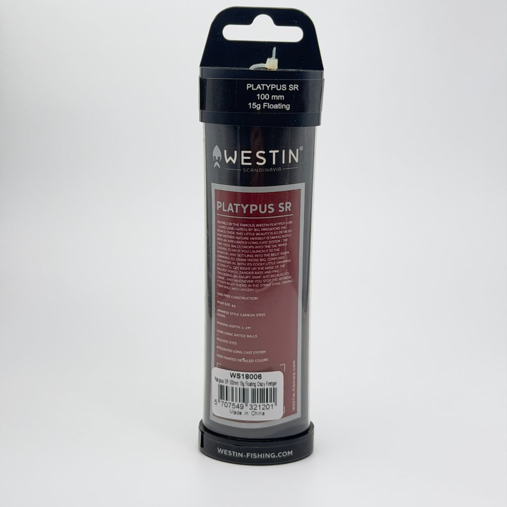 Westin Platypus SR Crazy Firetiger 10cm 15g floating Wobbler image 2