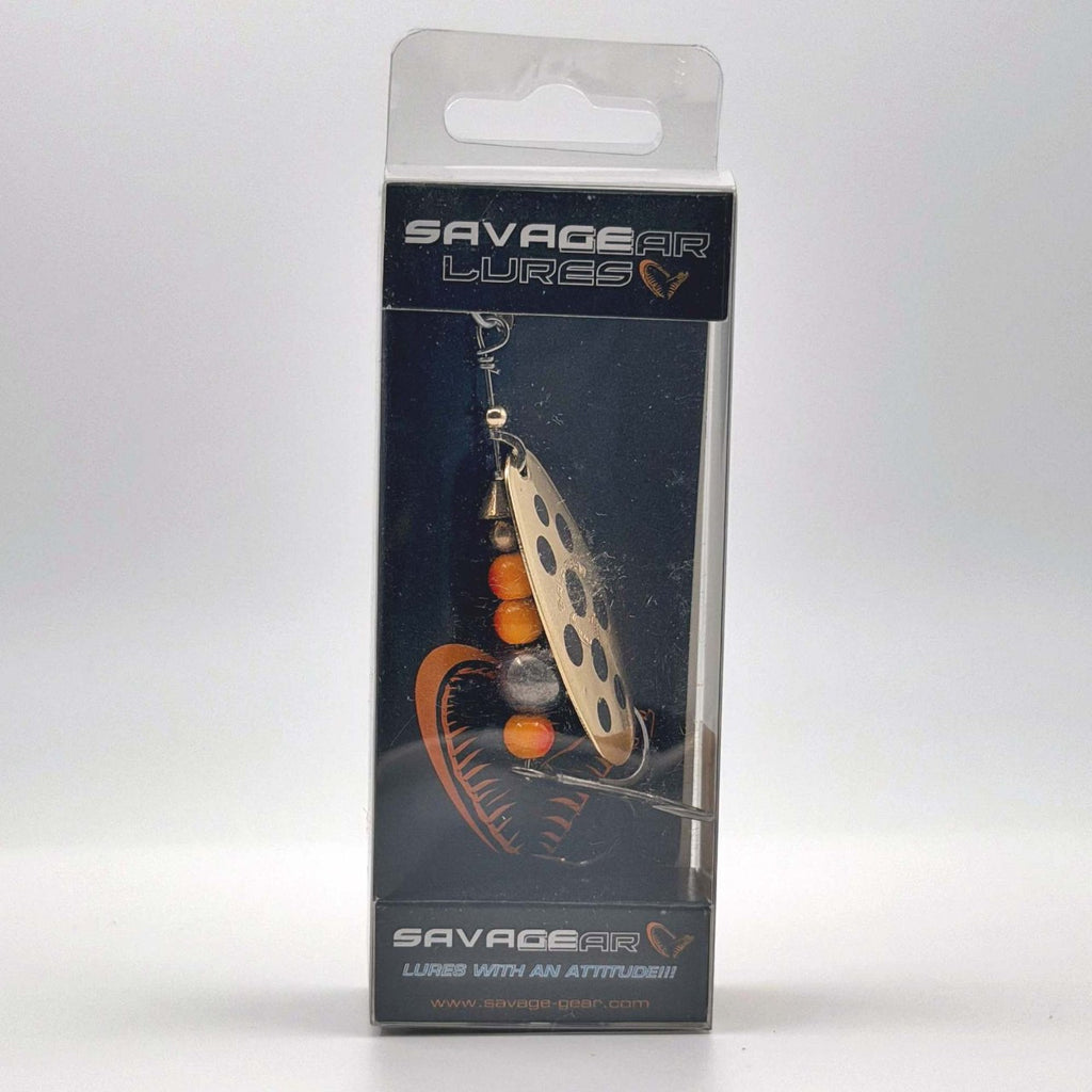 Savage Gear caviar Spinner #4 Gold Spinner 14g Sinking image 2