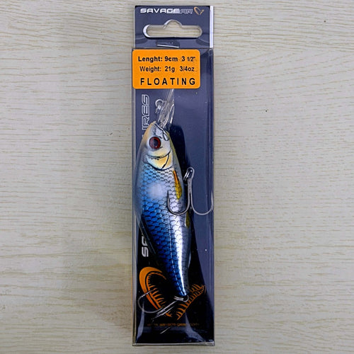Savage Gear Diving Pray90 Lures F Wobbler 9cm 21g Floating image 2